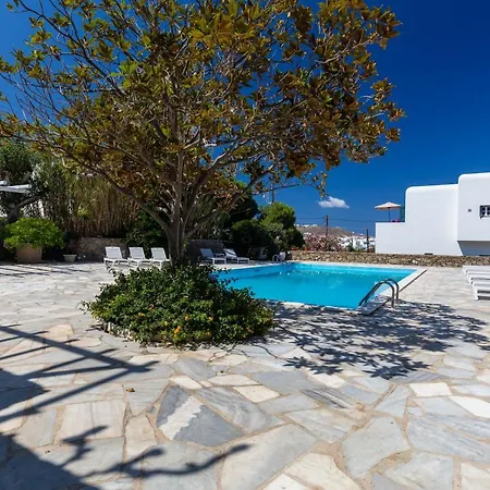 Callisti With Pool View And Calypso Upper Floor With Sea View דירה Mykonos Town