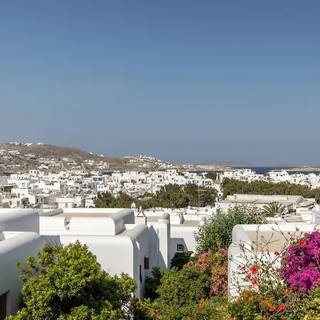 Callisti With Pool View And Calypso Upper Floor With Sea View Appartement Mykonos Town