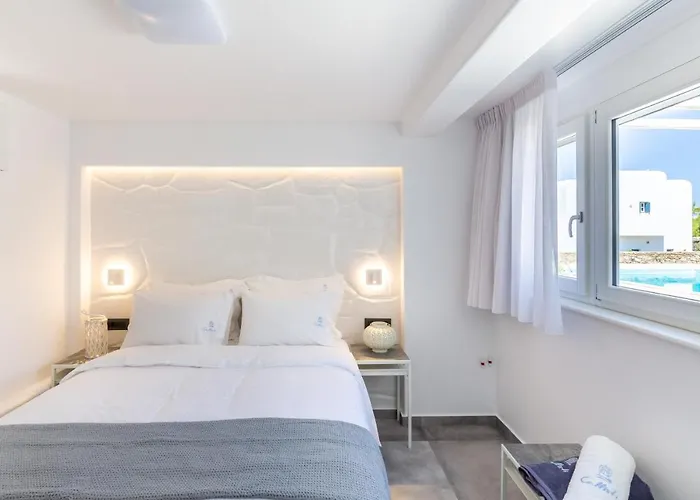 Callisti With Pool View And Calypso Upper Floor With Sea View アパート Mykonos Town