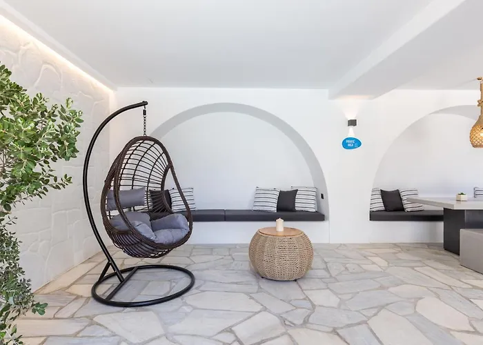アパート Callisti With Pool View And Calypso Upper Floor With Sea View Mykonos Town